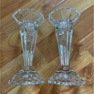 Mikasa Aristocrat Full Lead  Crystal Candlesticks‎ Set